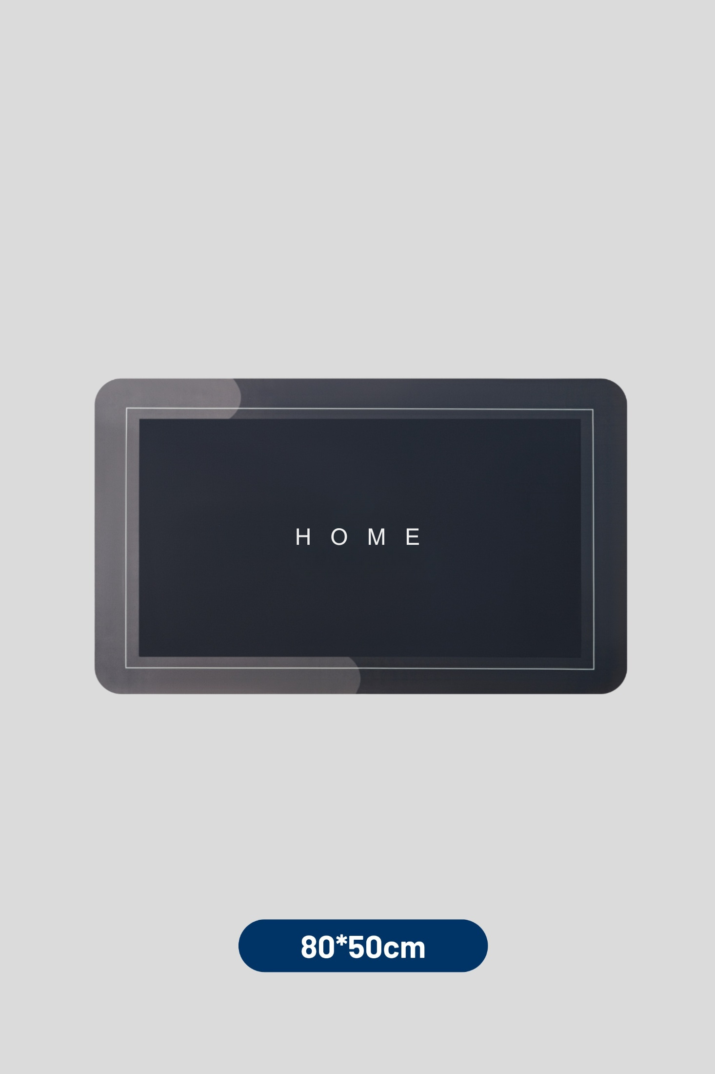 Ultra-absorbent non-slip kitchen and bathroom mat