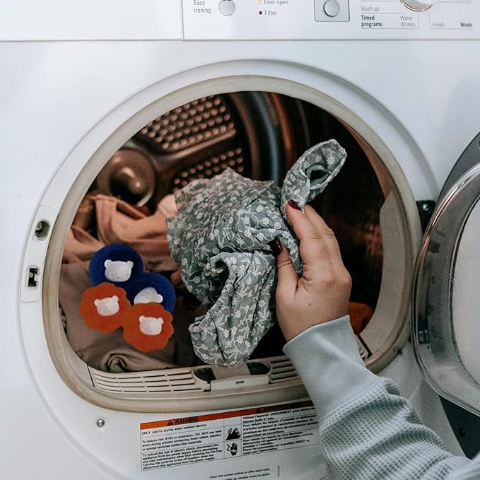 Bola de Lavandaria Reutilizável: O seu Kit de Lavagem Doméstica Essencial para Depilação Sem Esforço, Cuidados com Animais de Estimação e Roupa Sem Fiapos - Innovoda