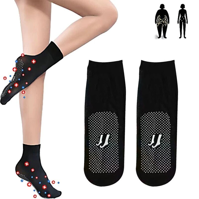 Caminhar com elegância: Meias de seda de cristal invisíveis e antiderrapantes - Innovoda