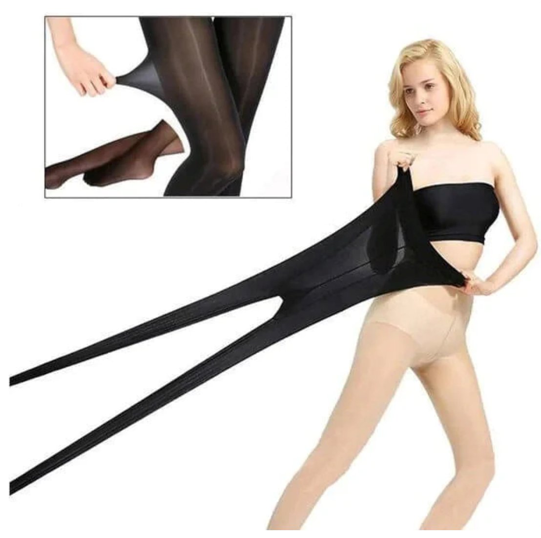 Collants indestrutíveis para modelar o corpo - 1 comprado = 1 grátis - Tamanho único (S a XXL)