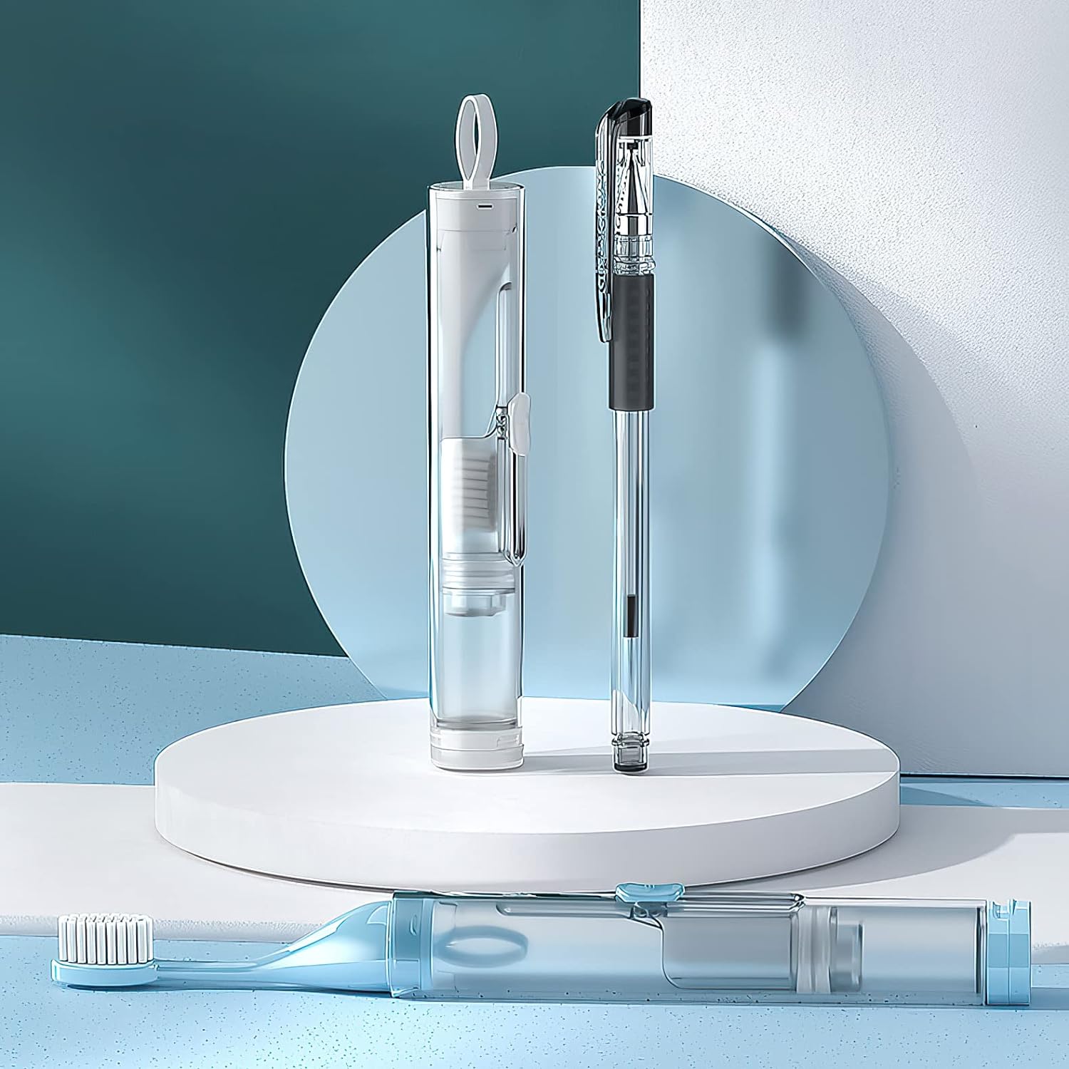 Companheiro de cuidados orais em viagem: Escova de dentes dobrável portátil