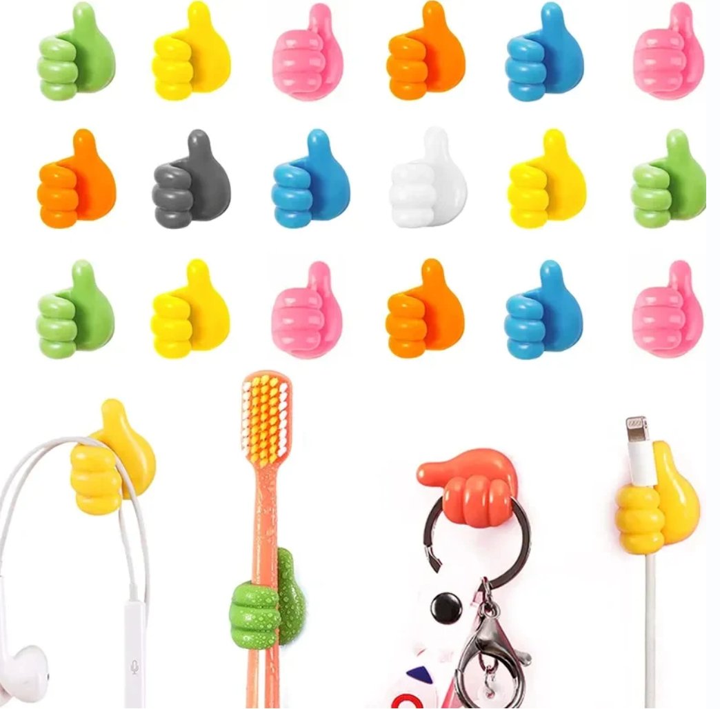 Simple control: adhesive thumbs