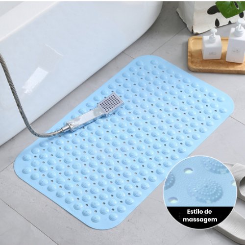 Duche em segurança - Tapete de duche com ventosa