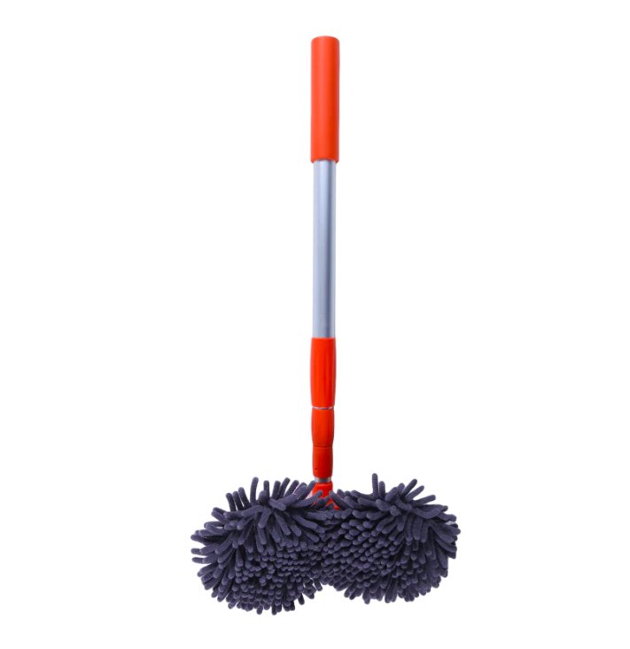 Mantenha o seu automóvel limpo com a esfregona rotativa de dupla escova de 360° - Innovoda