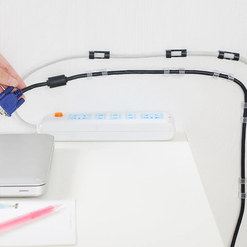 Revolucione a sua gestão de cabos com os clipes para cabos auto-adesivos - Innovoda