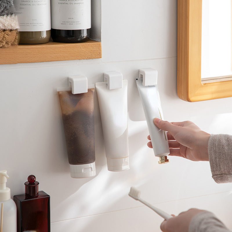 Suporte para pasta de dentes de montagem fácil e elegante para poupar espaço - Innovoda