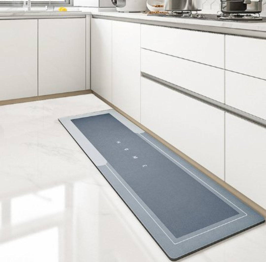 All-in-one kitchen and bathroom rugs
