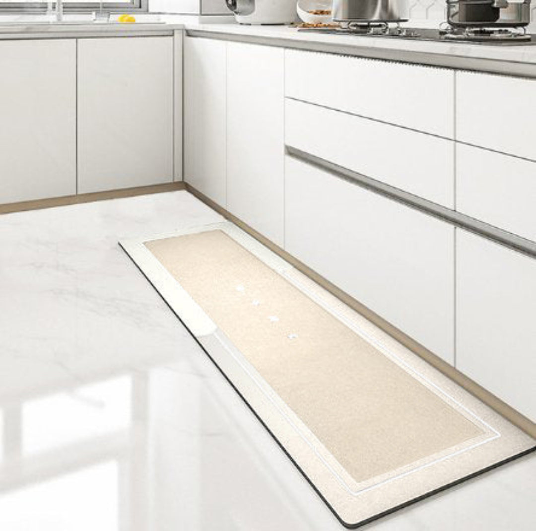 All-in-one kitchen and bathroom rugs
