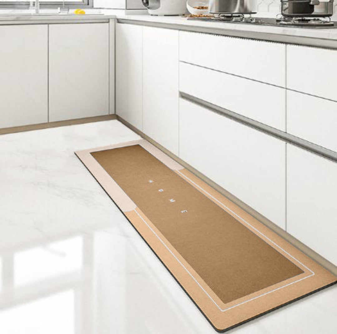 All-in-one kitchen and bathroom rugs