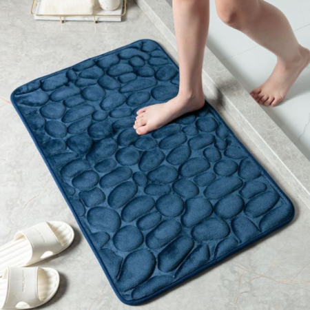 Pebble bath mat