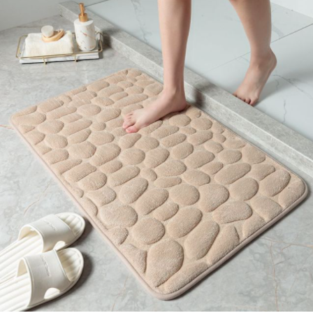Pebble bath mat