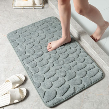 Pebble bath mat
