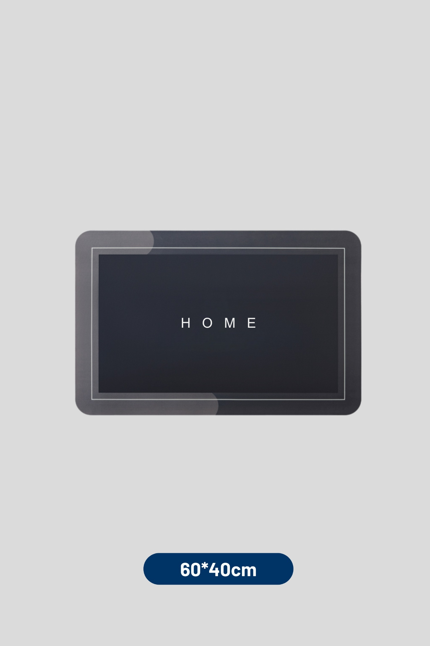 Ultra-absorbent non-slip kitchen and bathroom mat