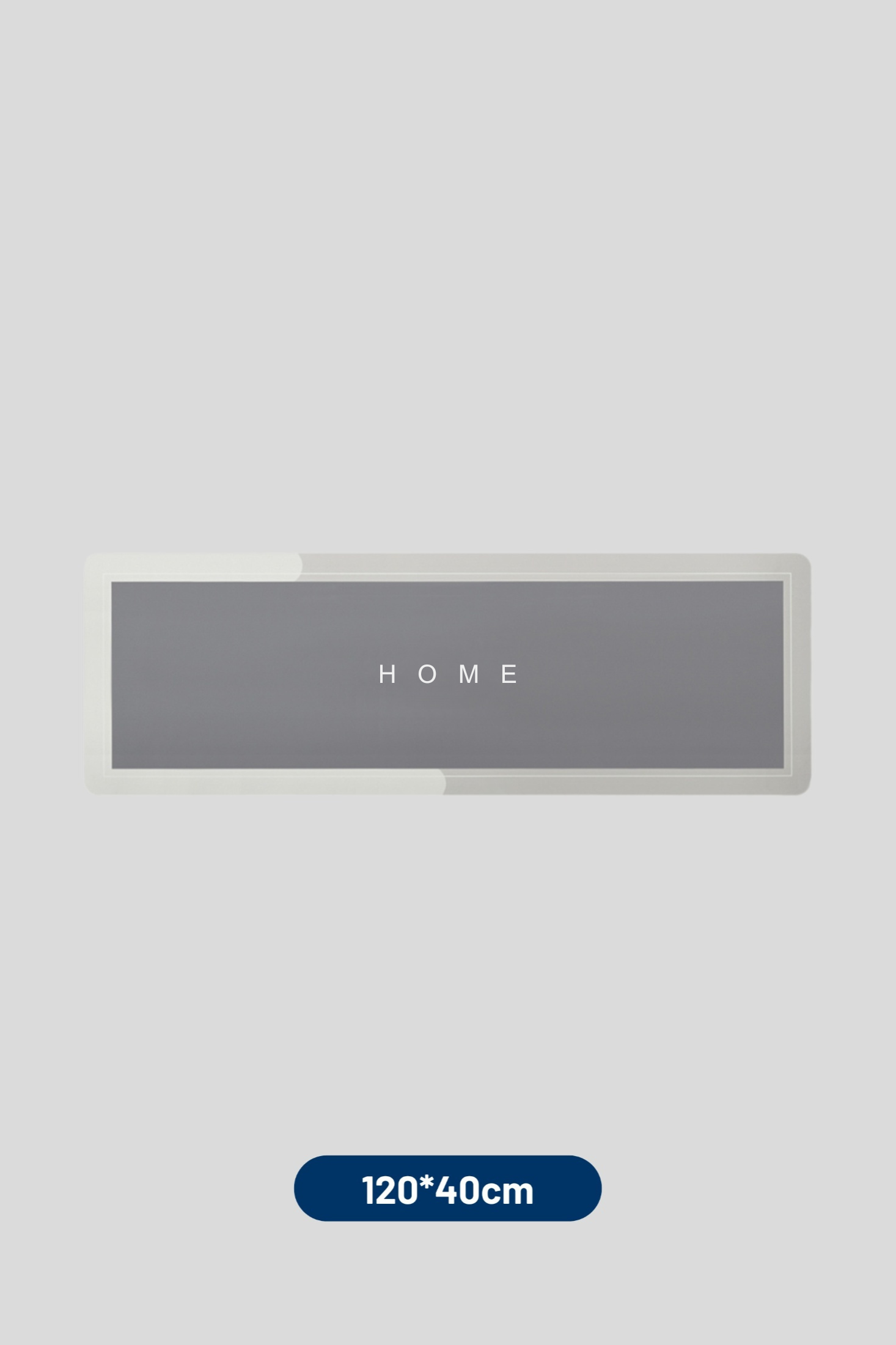 Ultra-absorbent non-slip kitchen and bathroom mat