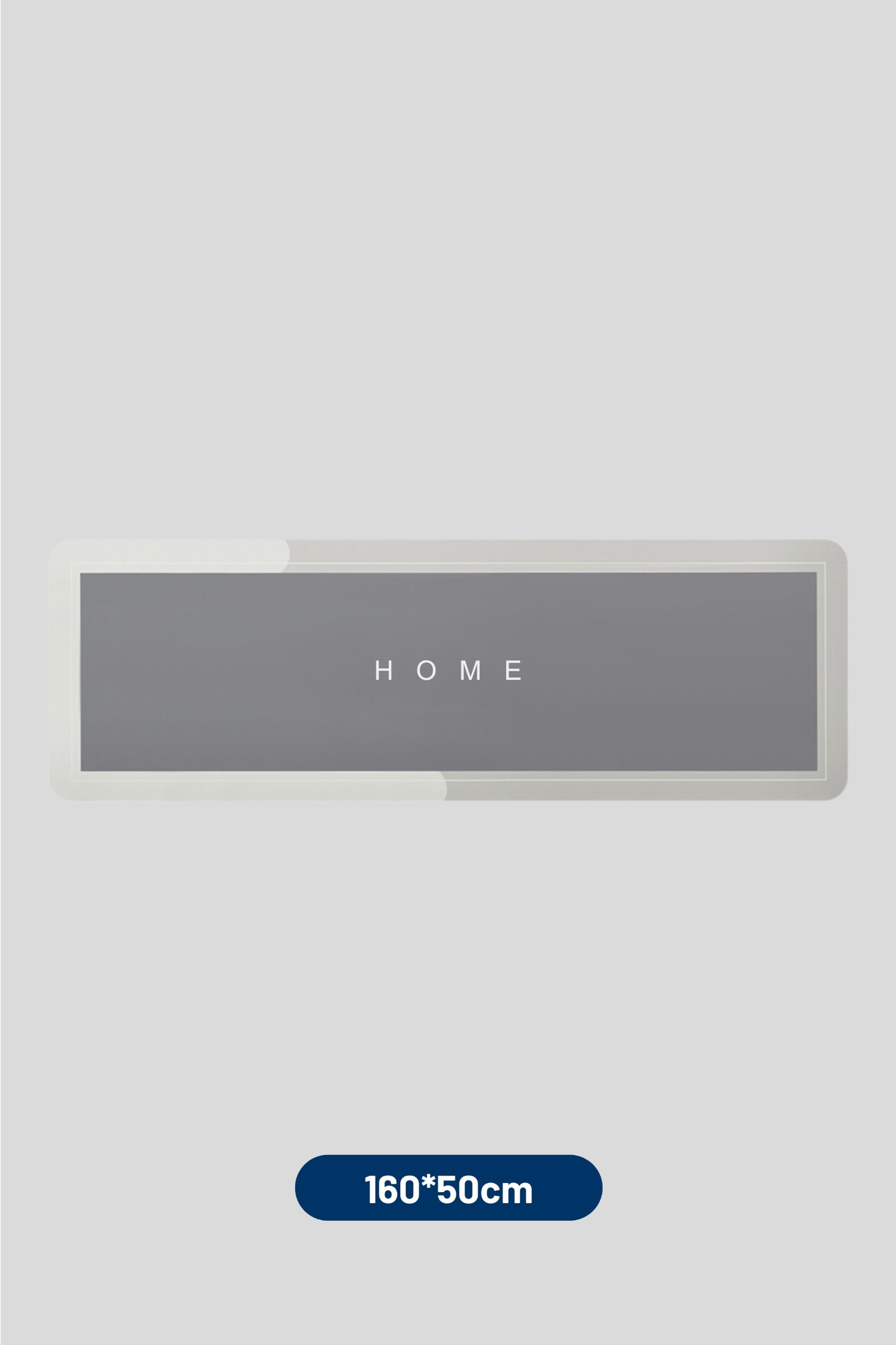 Ultra-absorbent non-slip kitchen and bathroom mat