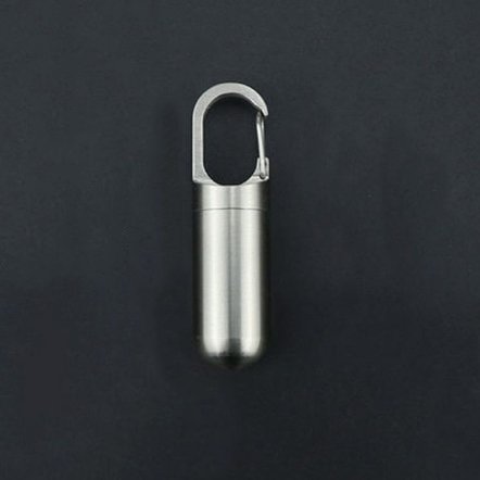 Caixa de comprimidos prática e estanque em aço inoxidável - Innovoda