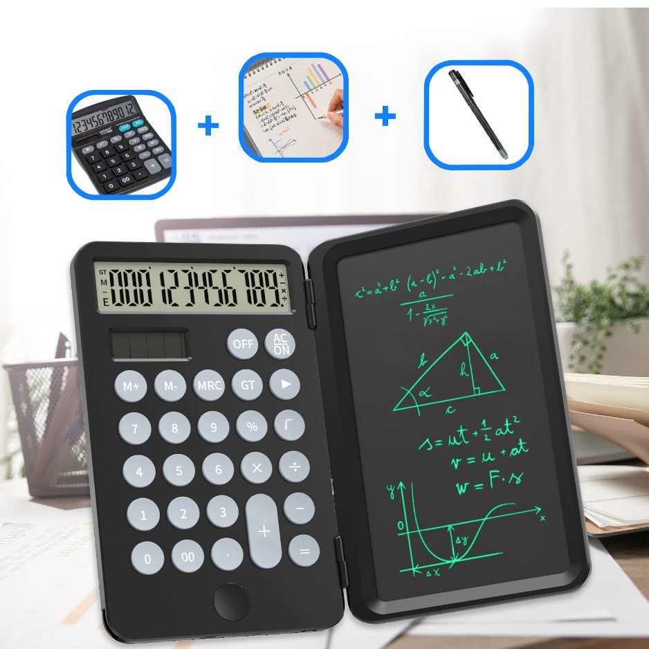 Calculadora solar com bloco de notas - Innovoda