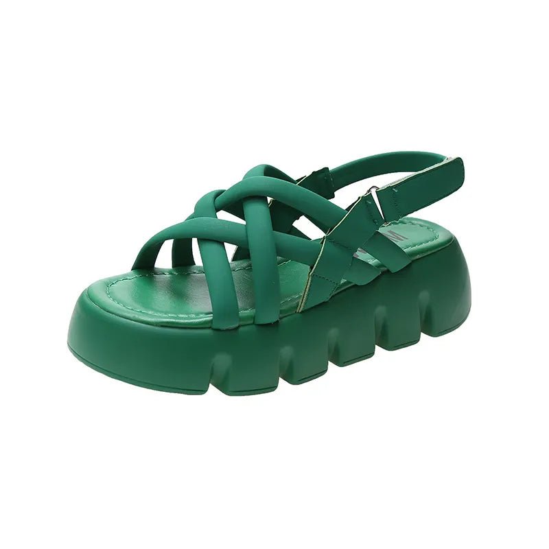 Chique de verão: Sandálias femininas de estilo aberto - Innovoda