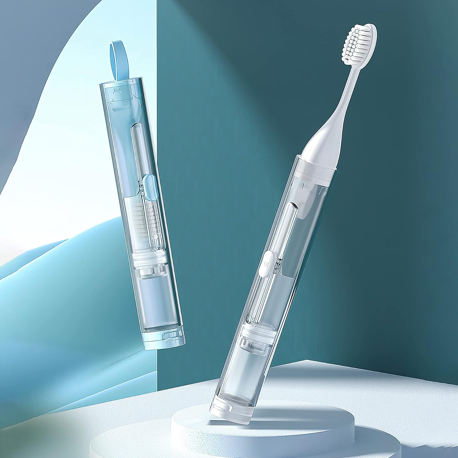 Companheiro de cuidados orais em viagem: Escova de dentes dobrável portátil