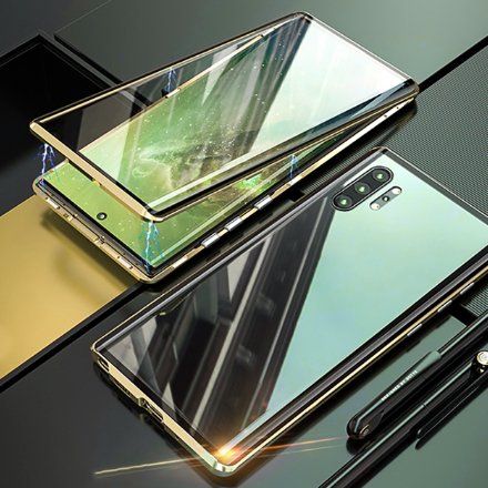 Concha magnética de vidro temperado - Elegância e proteção