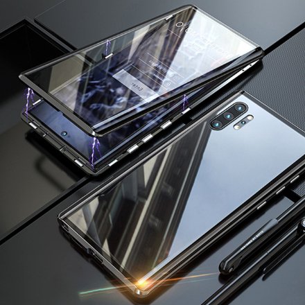 Concha magnética de vidro temperado - Elegância e proteção