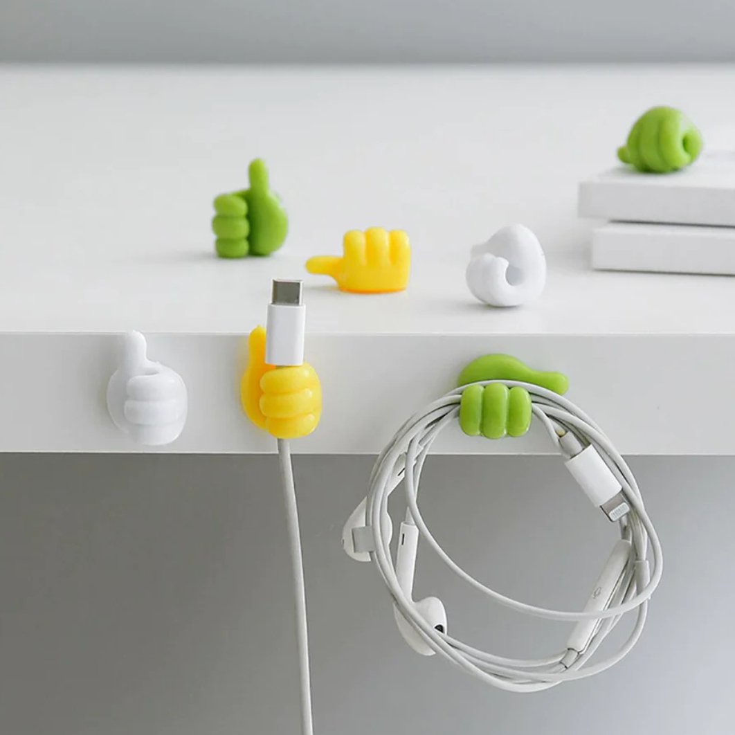 Simple control: adhesive thumbs