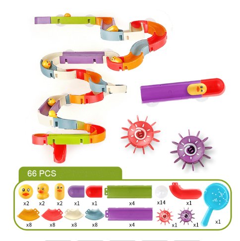 Deslize de pato para o banho - 55 PCs + 11 PCs gratuitas