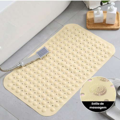 Duche em segurança - Tapete de duche com ventosa