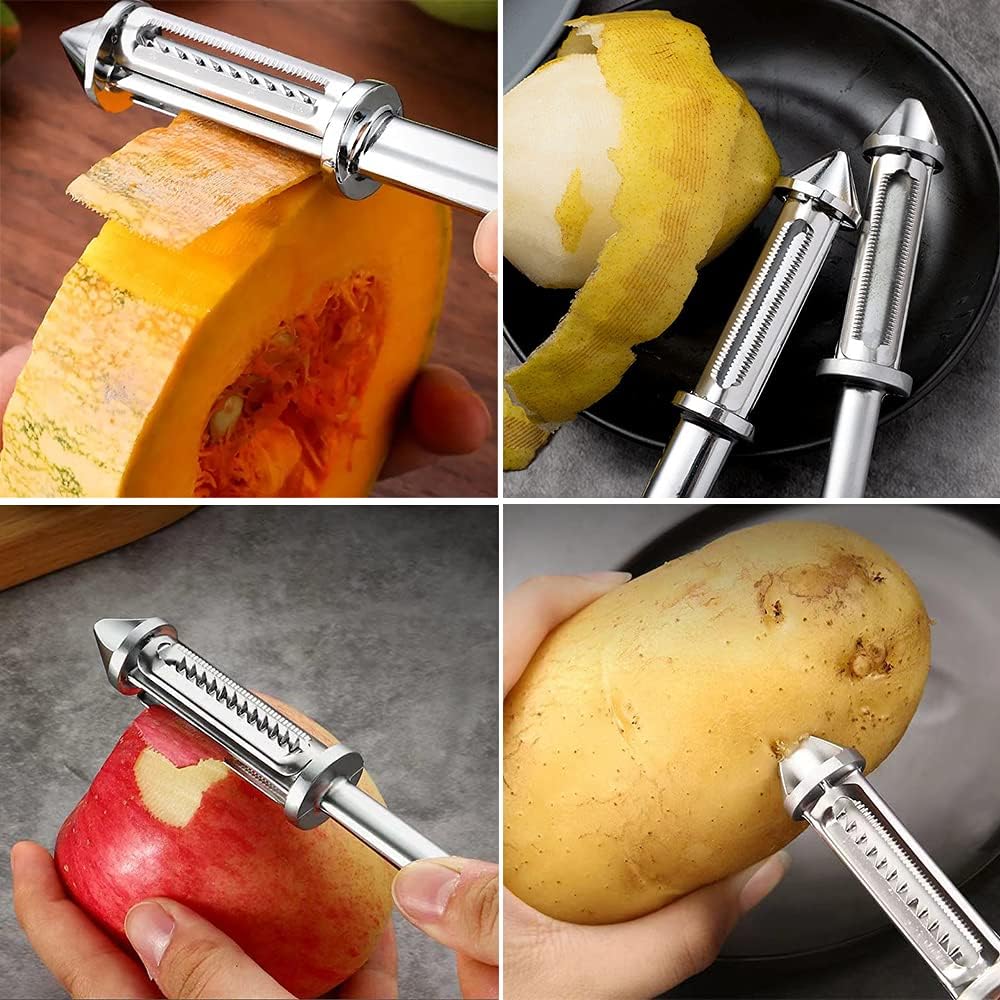 Eficiência e versatilidade combinadas: Descascador Multifuncional 3 em 1