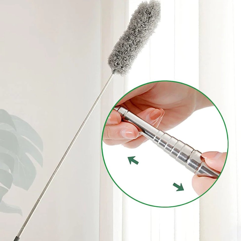Escova Telescópica de Microfibra: Limpa em todo o lado - Innovoda