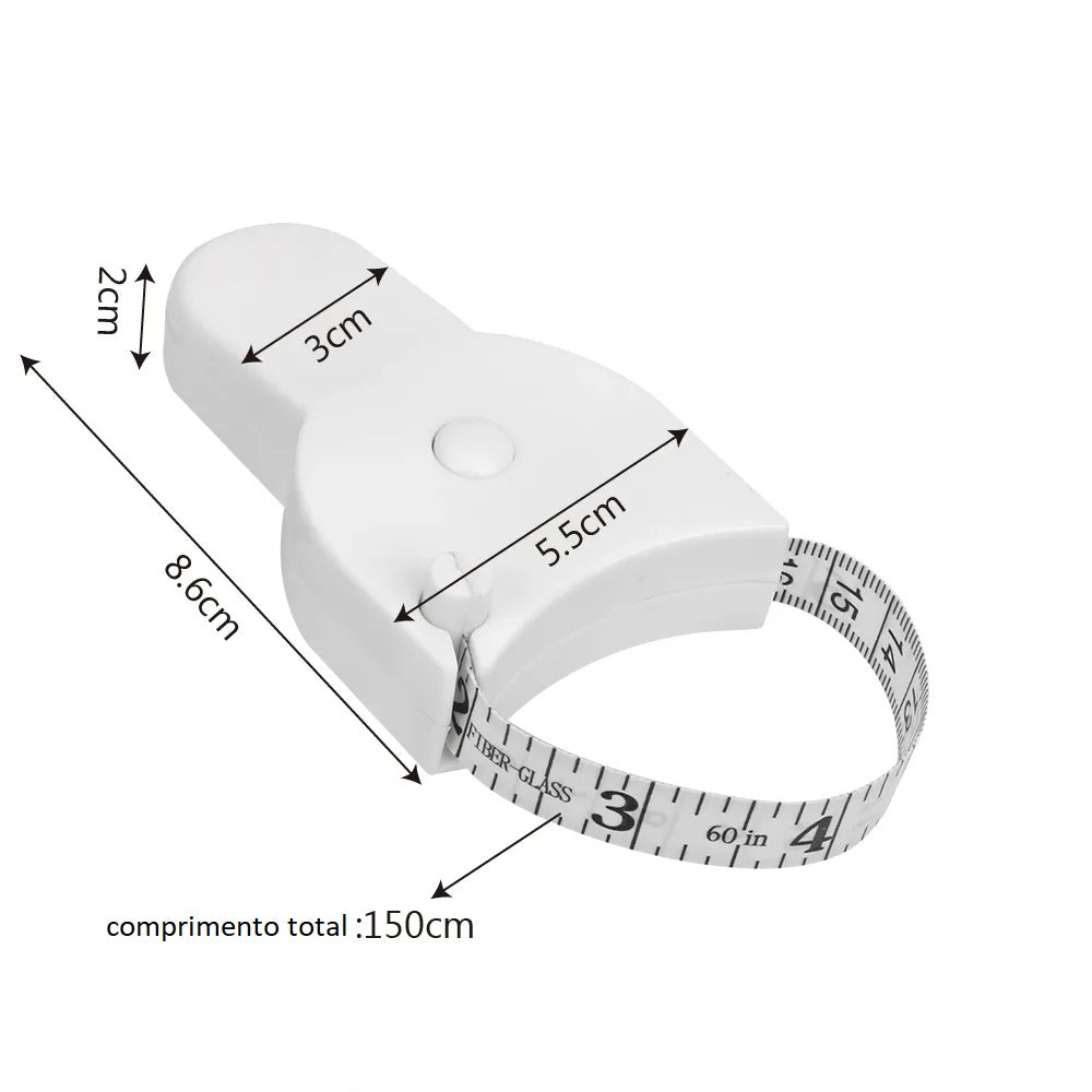 Régua retrátil em forma de Y - O seu companheiro perfeito para medir o corpo - Innovoda